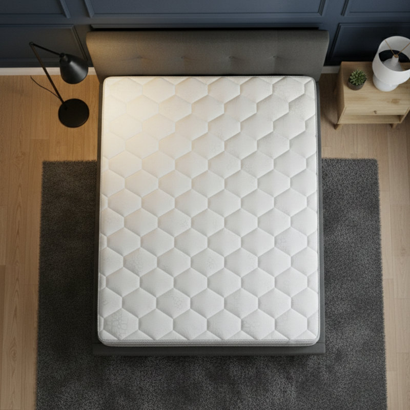 Full Size 12'' Hybrid Mattress - Medium-Firm, Memory Foam & Pocket Spring - CertiPUR-US