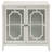 White Console Table with 2 Doors