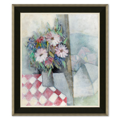 Harlequin and Daisy - Picture Frame Painting