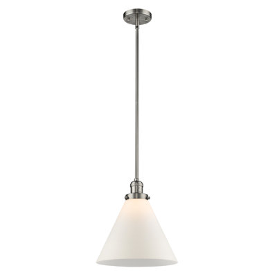 Luminaire suspendu conique à 1 lumière Anner