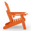 Chaise Adirondack d'extérieur réglable et pliante avec repose-pieds dissimulé et table d'appoint ronde-1277959167