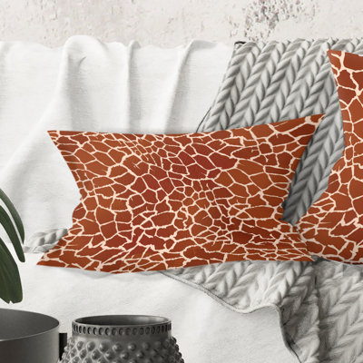 Coussin lombaire en fourrure de leopard
