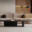 Table basse noire durable