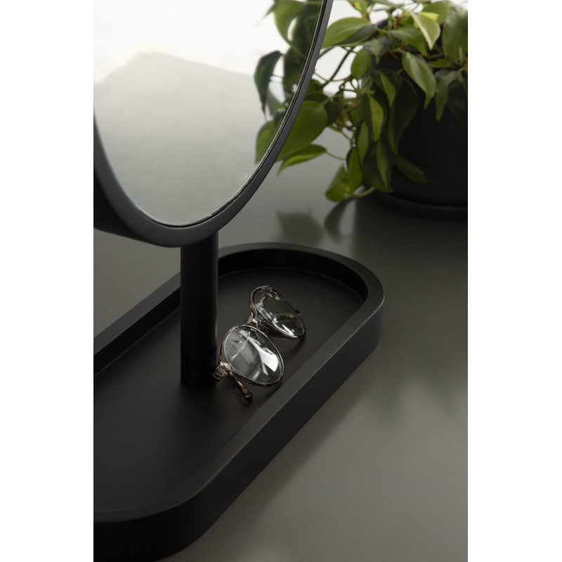 Calixta Framed Tabletop Mirror 17X21, Black