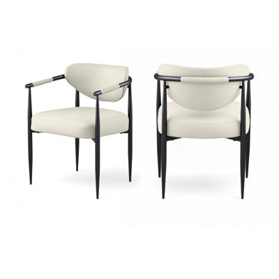Virella Vegan Leather Upholstered Dining Chair