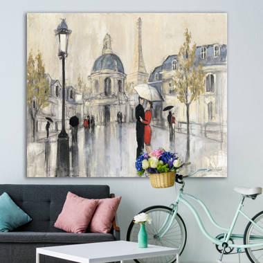 Trademark Fine Art 'Postcards of Paris I' Canvas Art by Sandy Lloyd 