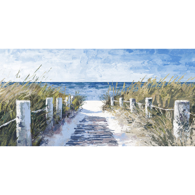 «Fine And Sandy», reproduction sur toile tendue, H 12 po x l 24 po x P 1,5 po