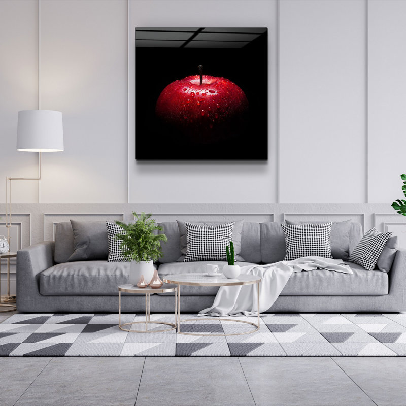 Superbe peinture décorative en verre trempé de 19,7 po x 19,7 po | 100% verre trempé, épaisseur: 0,16 pouce | Impression UV pour des couleurs éclatantes | Parfait pour la décoration intérieure, le salon ou le bureau