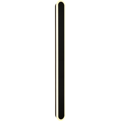 Paquet de 2 lampes murales d'extérieur pour véranda, applique murale moderne ovale à DEL de 48 pouces, étanche IP65, 3000K / 3500K / 4500K / 5000K / 6000K, 40W, luminaire linéaire extérieur pour patio, cour, garage, balcon