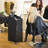 Salon Trolley Cart with 4 Storage Trays And Pull out storage Drawer-Black