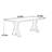 Simple And Light Luxury Rectangular Dining Table Walnut Solid Wood Dining Table-100631502