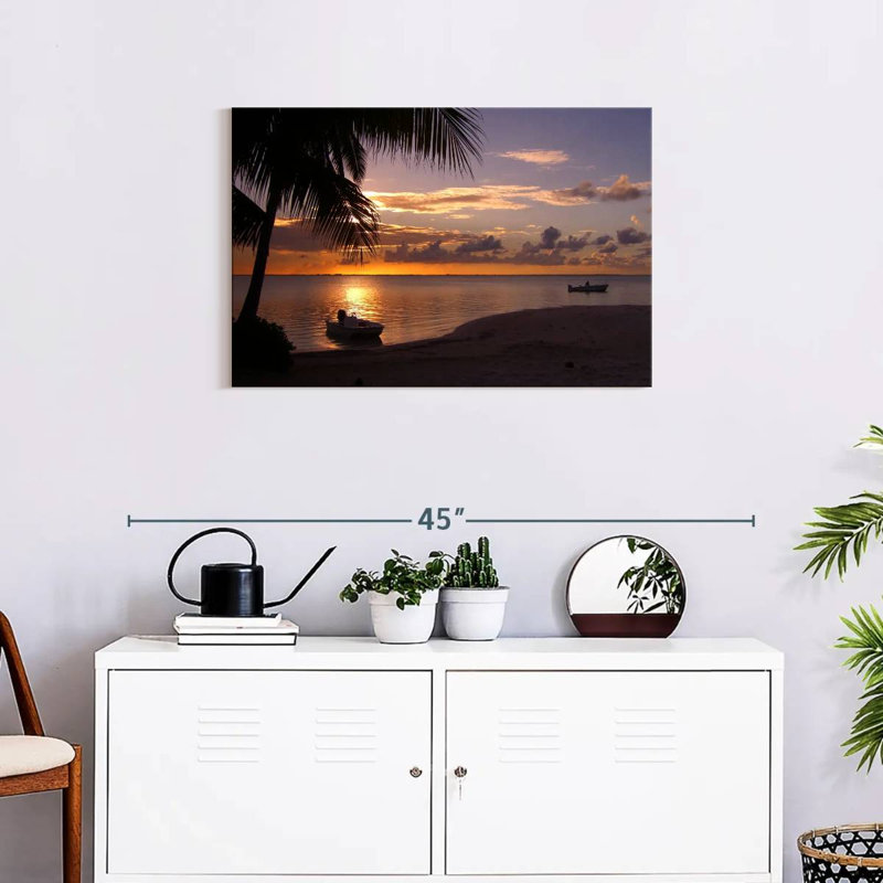 Gillard Evening At Cayman Island, 20" H x 30" W