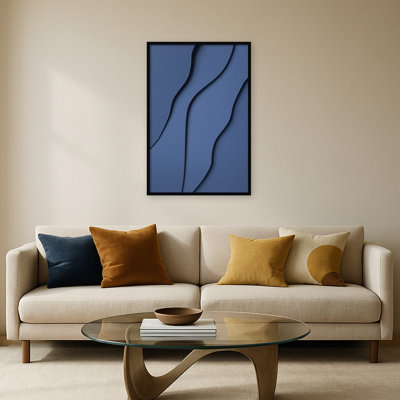 "Papier études 26" par Mareike Bohmer, reproduction d'art sur toile encadrée