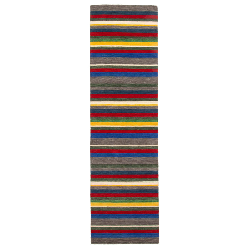 Indo Gabbeh Grey Rug 2'8" x 9'11"
