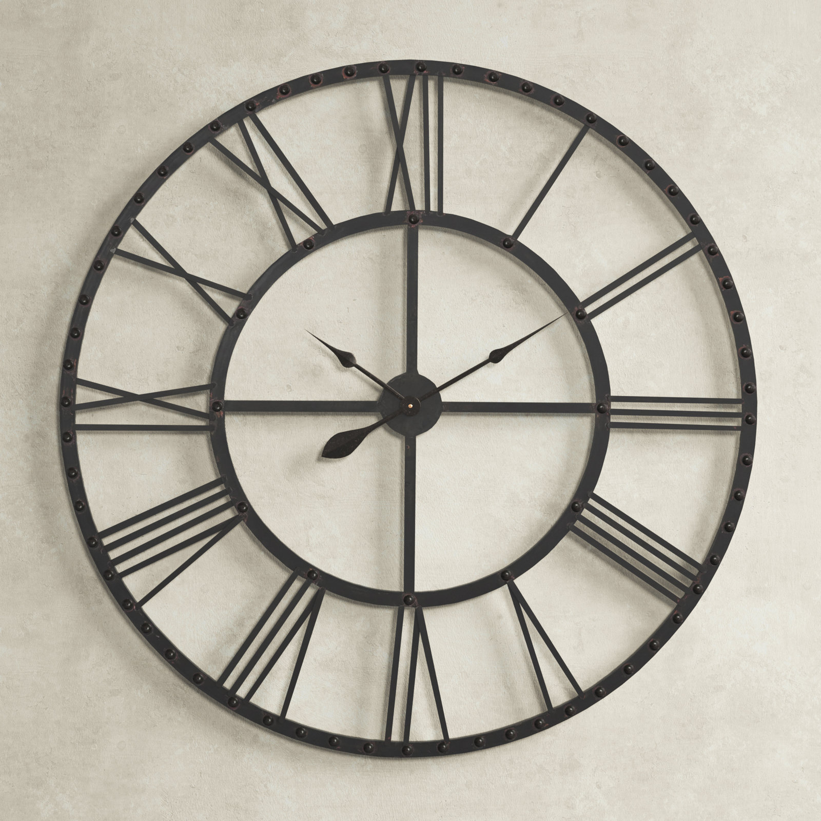Acerra 44.5'' Metal Wall Clock