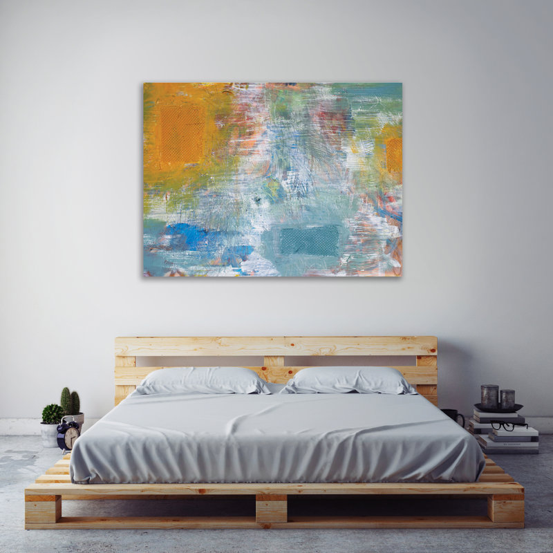 Blank Paint Tray 1 Piece Wrapped Canvas Painting, 51cm H x 38cm W x 4cm D