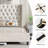 Dillwyn Upholstered Wingback Bed-1767187050-1767187049