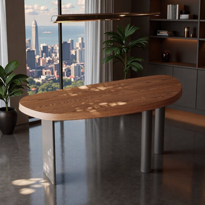 Minimalist Design Irregular-shaped Desktop Desk