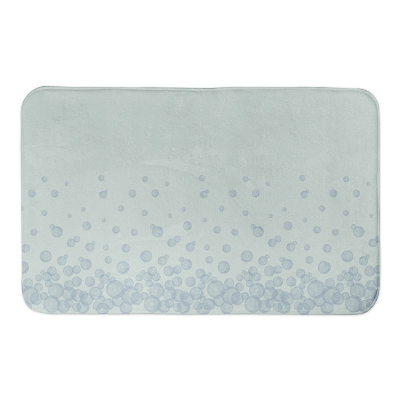 Microfiber Non-Slip Bath Mat, Green
