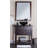 Novatto 16.5'' Black Glass Circular Bathroom Sink
