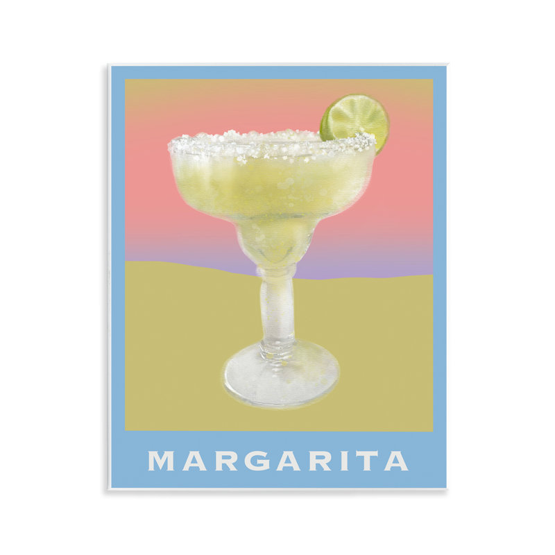 «Margarita over Faded Gradient», plaque murale par Matthew Piotrowicz