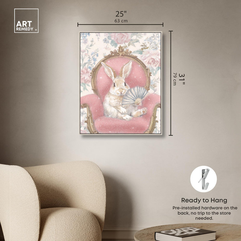 «An Aristobun Canvas» par Art Remedy, H 31 po x l 25 po x P 2 po, Encadrement argenté