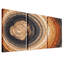 «Concentric Tree Rings», ensemble de 3 toiles tendues-1195488722