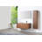 Figure Walnut Wall Mount Natural Wood veneer plywood Bathroom Side Cabinet, 13"
