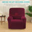Housse pour fauteuil inclinable à coussins carrés/rectangulaires-1367264842