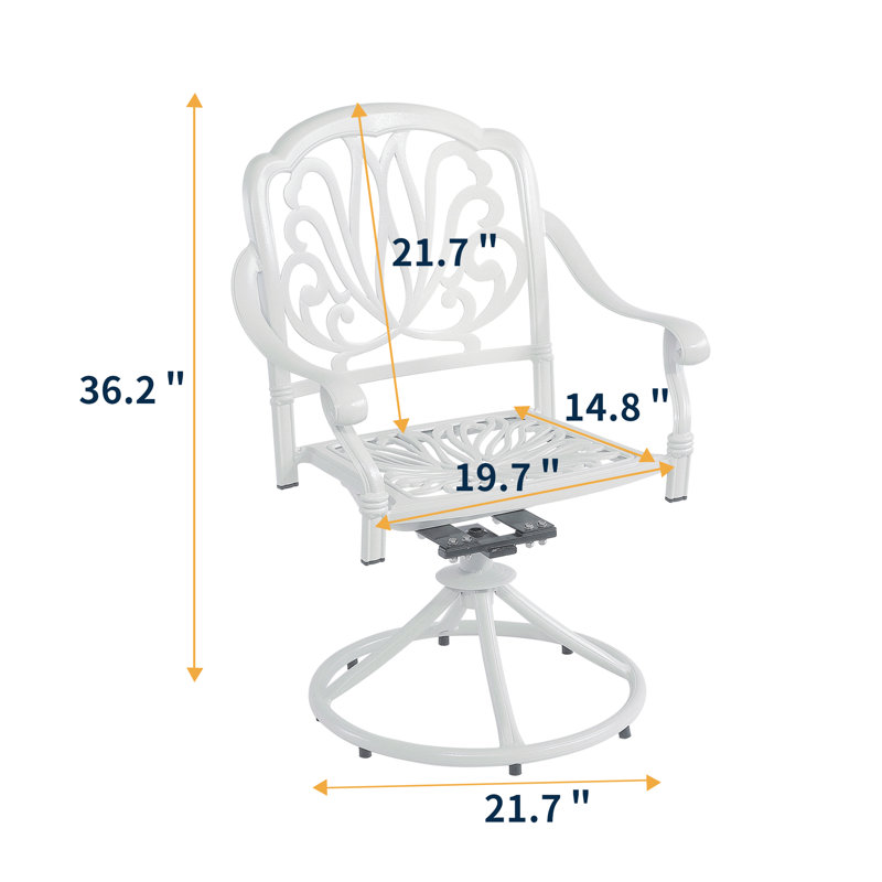 Fauteuil Abisaid, Blanc