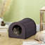 Abri pour chat portatif et imperméable pour chat PawHut Dome
