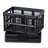 Plastic Collapsible Storage Bins, 45L, Stackable Folding Storage Crates with Handles, Holds 33 lbs Per Bin, Foldable Heavy Duty Containers, Space-Saving Baskets, for Home Organizing