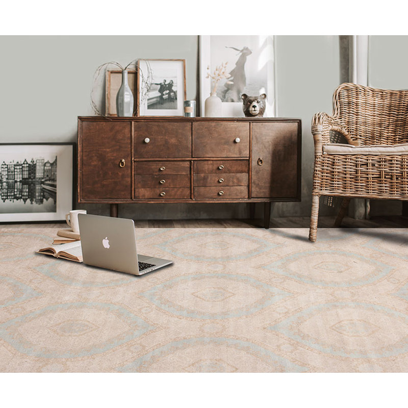 Prestige Hand Knotted Wool Area Rug, Rectangle 8' x 10'