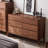Walnut Solid Wood Accent Cabinet