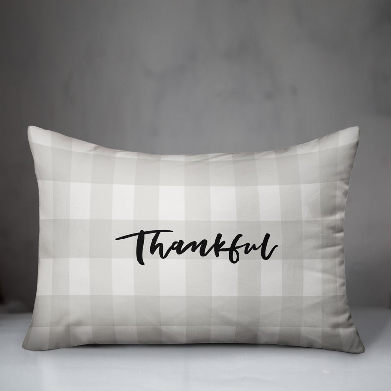 Plaid Throw Pillow