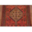 Tapis de couloir géométrique rouge traditionnel 4 x 11