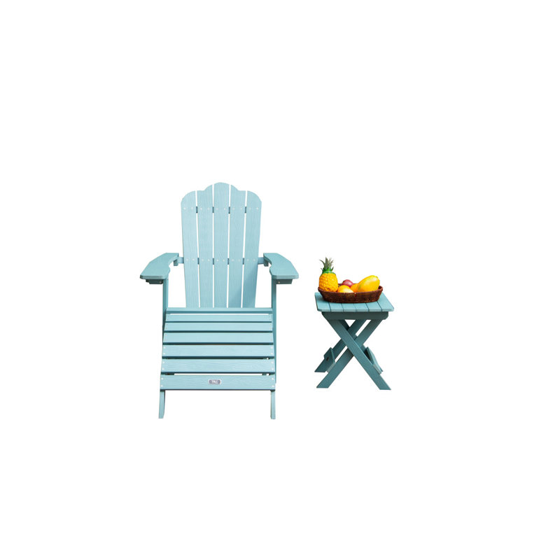Jarratt Outdoor Adirondack Chair, Blue