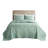 3 Piece Reversible Bedspread Set Seafoam-114529076