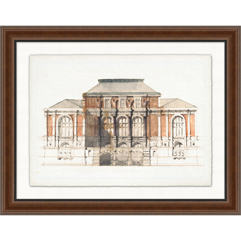 Architectural Rendering 2 Print by Lillian August