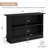 Home Bar Unit With 2-tier Shelves-700636837