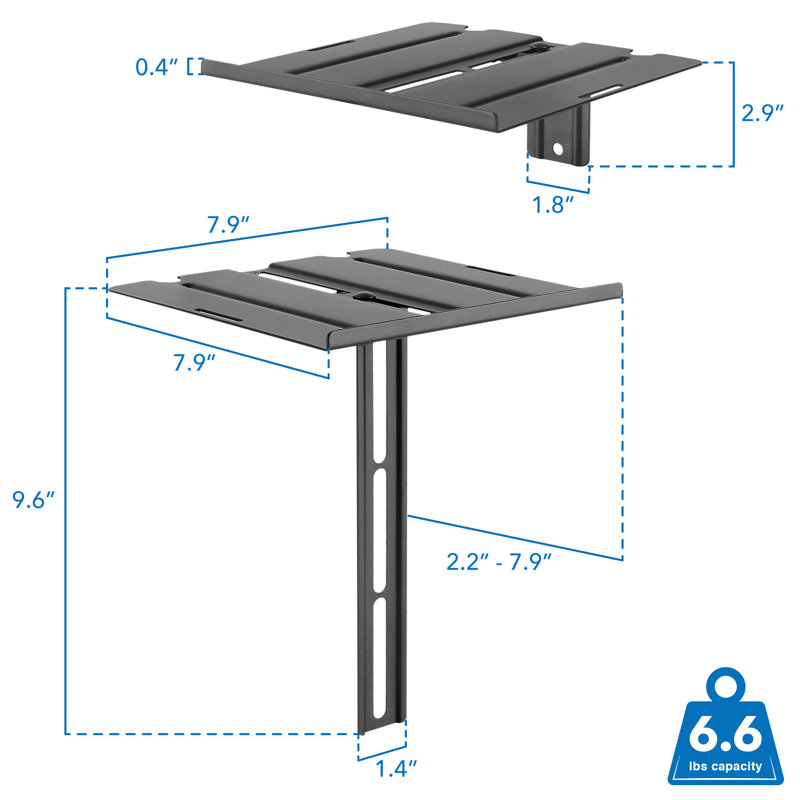 Mount-it Mount-It Floating Shelf for Wall Mounted TV & Streaming