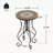Micheal Ceramic Top Side Table