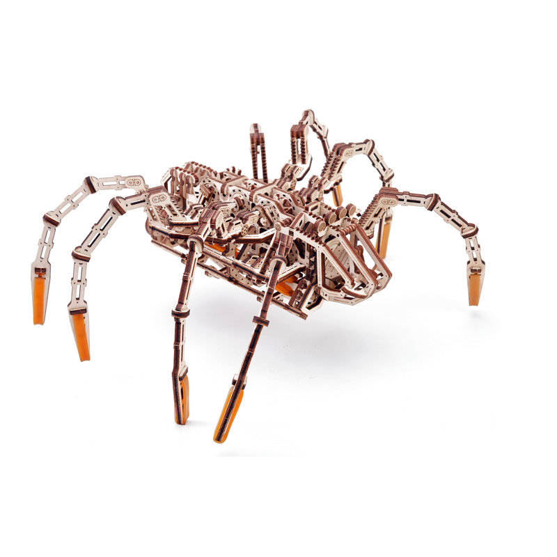 Puzzle en bois 3D-araignée Space