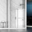Porte de douche coulissante sans cadre-127317947