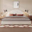 Structure de lit tapissier Modern Boucle-112147215