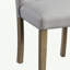 Ensemble de 2 chaises d'appoint Charnell en cuir synthétique gris et finition chêne