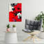 Hibiscus audacieux, fleurs abstraites et audacieuses, art floral-129152861