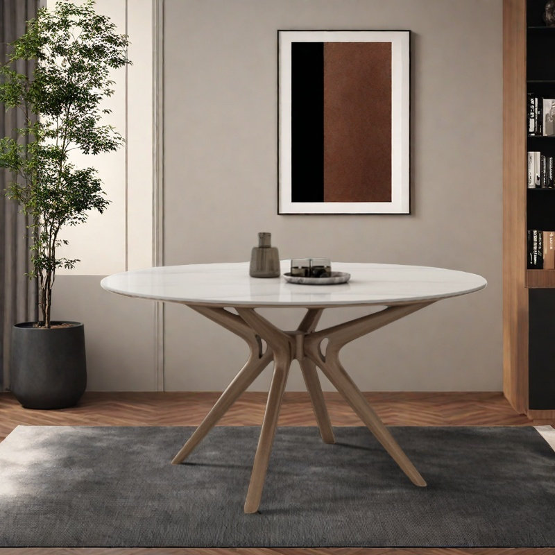 Table de salle à manger Good Family, H 29,50 po x L 53,10 po x l 53,10 po