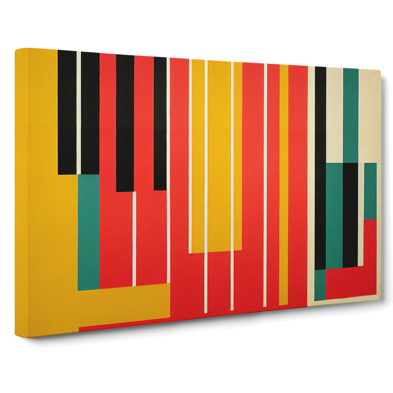 Modern Bauhaus Art Vol.5 Abstract - Wrapped Canvas Print, 35cm H x 50cm W x 3cm D