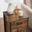 Aleczander 40cm W Manufactured Wood Bedside Table